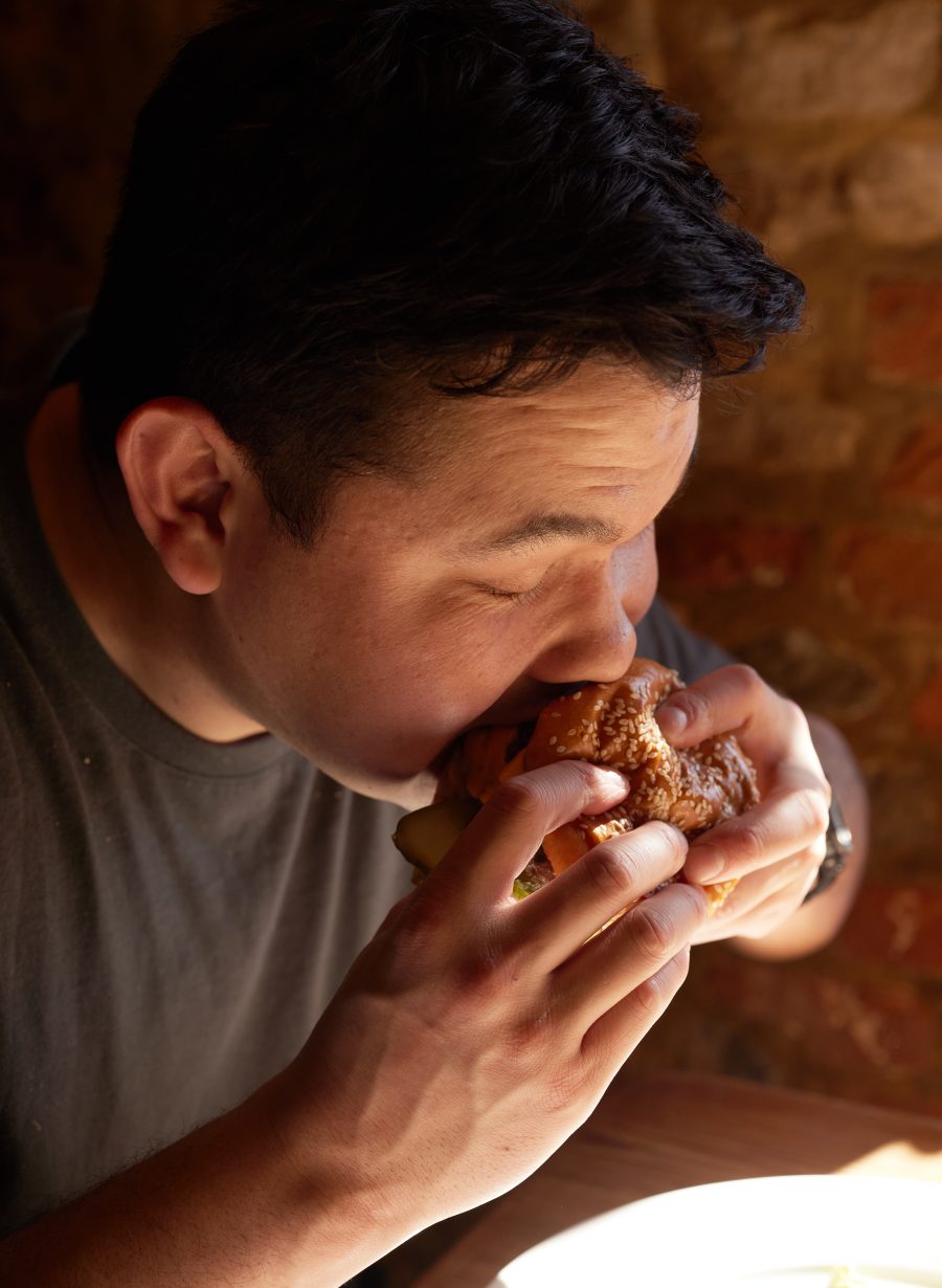 guest about to enjoy meal at restaurant