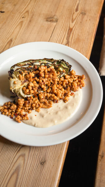 Spring menu at The Queen's Head in Broad Chalke, Wiltshire.