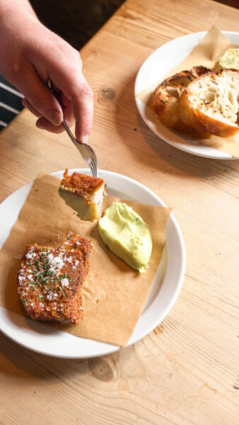 Spring menu at The Queen's Head in Broad Chalke, Wiltshire.