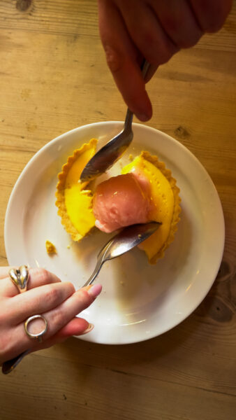 Spring menu at The Queen's Head in Broad Chalke, Wiltshire.